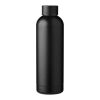 Flasche aus recyceltem Edelstahl Isaiah Schwarz