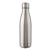 Einwandiger Edelstahlflasche aus recyceltem Stahl 650 ml Cliff Silber