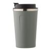Doppelwandiger Becher aus Edelstahl Grau