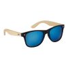 Sonnenbrille aus ABS und Bambus Luis Blau
