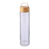 Glas Trinkflasche 500 ml Klarheit Braun