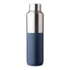Recycelte doppelwandige Trinkflasche aus Edelstahl (600 ml) Esen Weiß