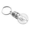 Schlüsselanhänger 'Magic Light' aus Kunststoff Silber | ohne Werbeanbringung | Nicht verfügbar | Nicht verfügbar