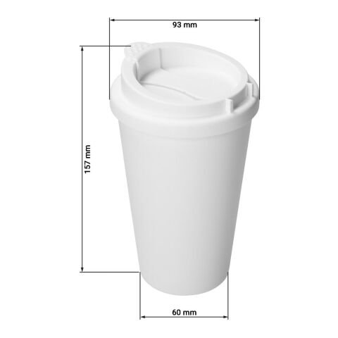 Kaffeebecher "PremiumPlus" weiß | ohne Werbeanbringung | Nicht verfügbar | Nicht verfügbar