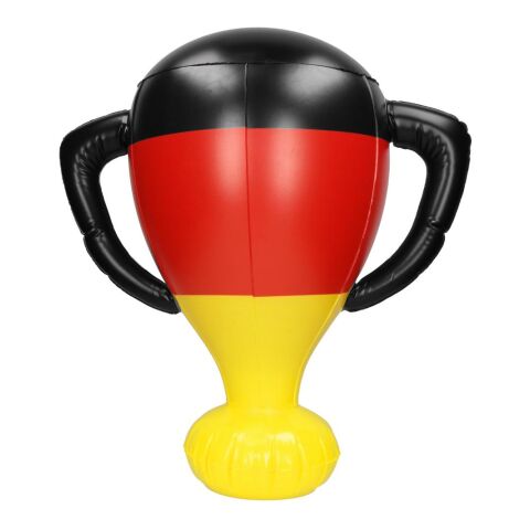 Aufblasbarer Pokal "Deutschland" Deutschland-Farben | 1-farbiger Tampondruck | links von Naht | Ø 70 mm