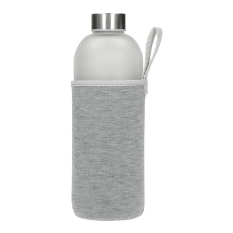 Glasflasche mit Hülle &quot;Iced&quot; 1,0 l transparent | ohne Werbeanbringung | Nicht verfügbar | Nicht verfügbar