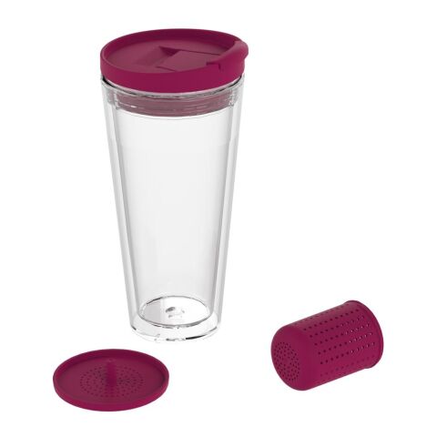 Isolierbecher &quot;Mocha&quot; mit Teesieb transparent | ohne Werbeanbringung | Nicht verfügbar | Nicht verfügbar
