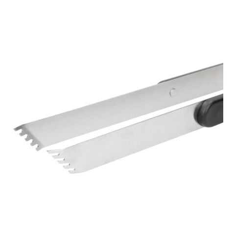 Grillzange &quot;Opener&quot; mit Kapselheber, 35 cm grau | ohne Werbeanbringung | Nicht verfügbar | Nicht verfügbar