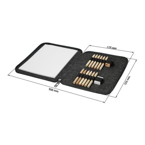 Kindermalmäppchen &quot;Fantasia&quot; grau | ohne Werbeanbringung | Nicht verfügbar | Nicht verfügbar