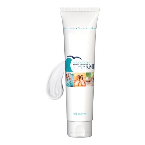 100 ml Tube - Body &amp; After Sun Lotion (sensitiv) - FullbodyPrint Weiß | ohne Werbeanbringung