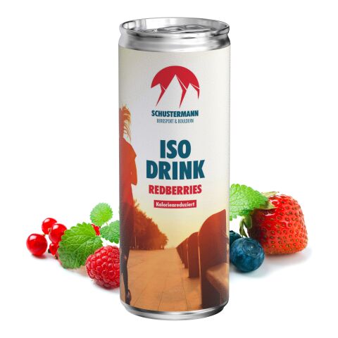 Iso Drink Redberries 4C Digital Druck | Papieretikett (Eco Label)