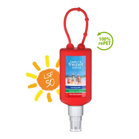 Sonnenschutzspray LSF 50 Rot | ohne Werbeanbringung