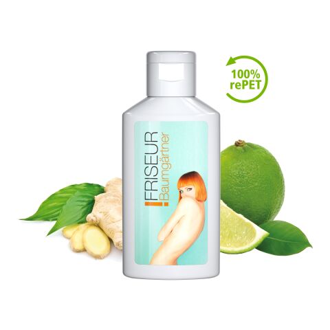 50 ml Flasche - Handbalsam &quot;Ingwer-Limette&quot; - Body Label Weiß | ohne Werbeanbringung