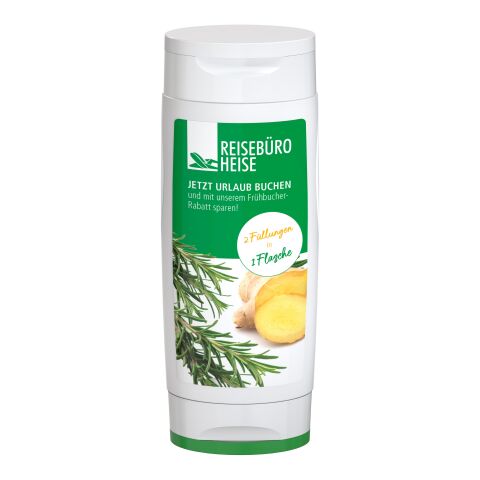 DuoPack Handbalsam Ingwer-Limette + Flüssigseife Rosmarin Ingwer (2 x 50 ml) ohne Werbeanbringung