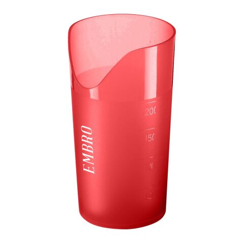 Trinkbecher "Ergonomie" 0,2 l transparent-milchig | ohne Werbeanbringung | Nicht verfügbar | Nicht verfügbar