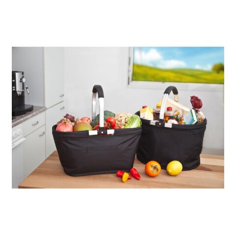 Einkaufskorb &quot;Silandre&quot; schwarz | ohne Werbeanbringung | Nicht verfügbar | Nicht verfügbar