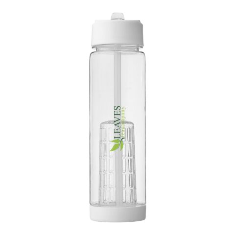 Tutti frutti Trinkflasche mit Fruchtsieb Standard | transparent-weiss | ohne Werbeanbringung | Nicht verfügbar | Nicht verfügbar