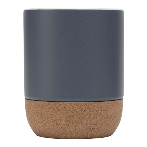 Billie 300 ml Keramiktasse mit Korkdetails Standard | eisblau | ohne Werbeanbringung | Nicht verfügbar | Nicht verfügbar