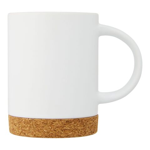 Neiva 425 ml Keramiktasse mit Korkboden weiss