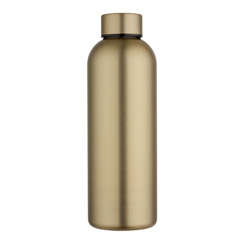 Spring 750 ml RCS-zertifizierte einwandige Trinkflasche aus recyceltem Edelstahl Standard | gold | ohne Werbeanbringung | Nicht verfügbar | Nicht verfügbar