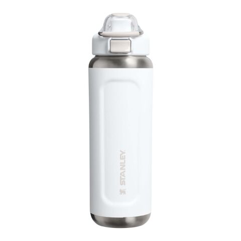 Stanley Classic Wellspring 710 ml isolierte Flasche aus recyceltem Edelstahl Standard | weiß | ohne Werbeanbringung | Nicht verfügbar | Nicht verfügbar
