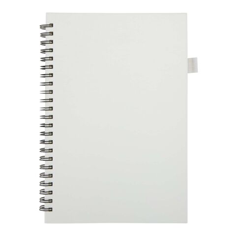 Liss A5 Hardcover Spiralnotizbuch aus recyceltem Kunststoff weiß