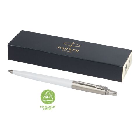 Parker Jotter Recycled Kugelschreiber Schwarze Tinte Standard | weiß | ohne Werbeanbringung | Nicht verfügbar | Nicht verfügbar