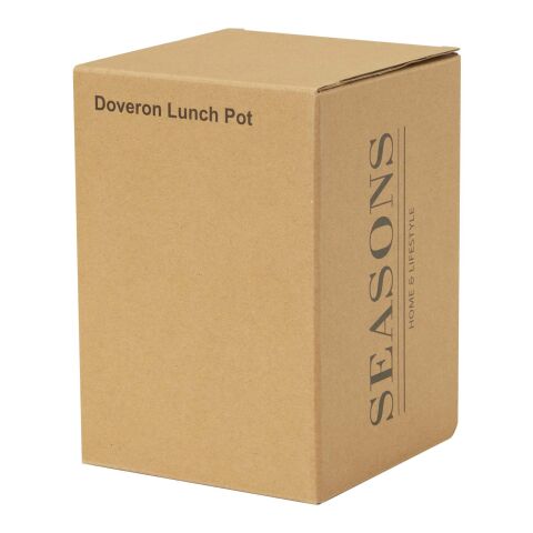 Doveron 500 ml isolierter Lunchpot aus recyceltem Edelstahl Standard | schwarz | ohne Werbeanbringung | Nicht verfügbar | Nicht verfügbar