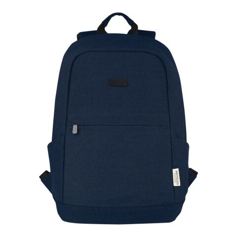 Joey 15,6 Zoll Anti-Diebstahl Laptop-Rucksack aus GRS-recyceltem Canvas Standard | navy | ohne Werbeanbringung | Nicht verfügbar | Nicht verfügbar | Nicht verfügbar