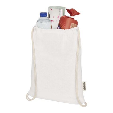 Oregon 140 g/m² Turnbeutel aus GRS recycelter Baumwolle Standard | weiss | ohne Werbeanbringung | Nicht verfügbar | Nicht verfügbar | Nicht verfügbar