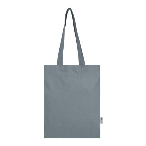 Madras Blend 140 g/m² Tragetasche aus GRS-recycelter Baumwolle 7L Standard | grau | ohne Werbeanbringung | Nicht verfügbar | Nicht verfügbar | Nicht verfügbar