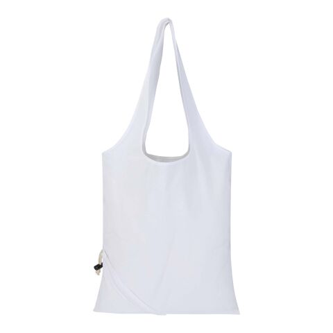 Madras Blend 140 g/m², GRS-zertifizierte, faltbare Baumwoll Tragetasche, 7 l weiß