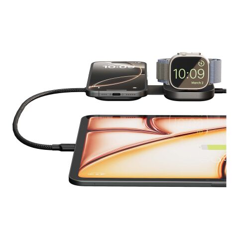 Zens Pro 3 140 W, USB-C, 3 in 1 Ladekabel Standard | schwarz | ohne Werbeanbringung | Nicht verfügbar | Nicht verfügbar