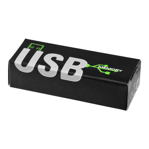 Flat 4 GB USB-Stick Priority | schwarz | 1-farbiger Tampondruck | Vorderseite | 31 mm x 10 mm | Nicht verfügbar