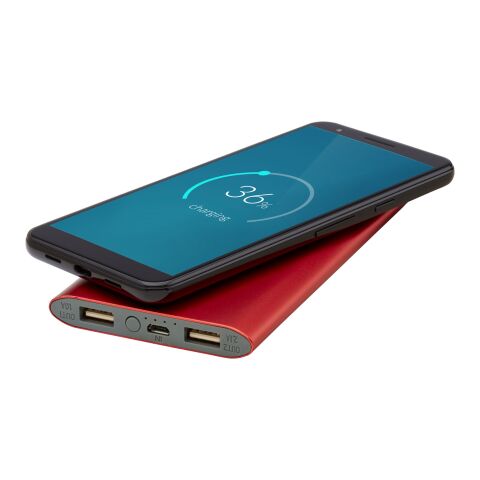 Juice 8000 mAh kabellose Powerbank Standard | rot | ohne Werbeanbringung | Nicht verfügbar | Nicht verfügbar