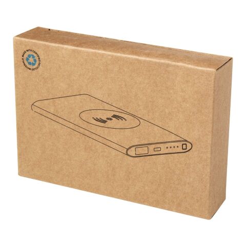 Juice 4000 mAh Typ-C kabellose Powerbank aus recyceltem Aluminium Standard | rot | ohne Werbeanbringung | Nicht verfügbar | Nicht verfügbar