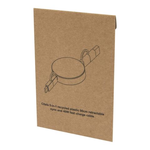 Citala 90 cm 5-in-1 Kabel aus recyceltem Kunststoff für Datenübertragung und 40W Schnellladung Standard | weiß | ohne Werbeanbringung | Nicht verfügbar | Nicht verfügbar