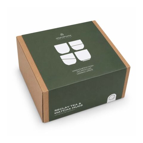 Originalhome Reclay 350 ml Tee- und Matcha-Becher Set  weiss