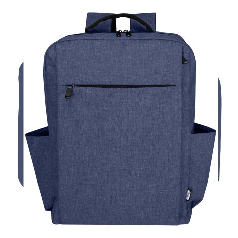 Libra 15" Laptop-Rucksack aus recyceltem GRS-Material 15 L heather navy