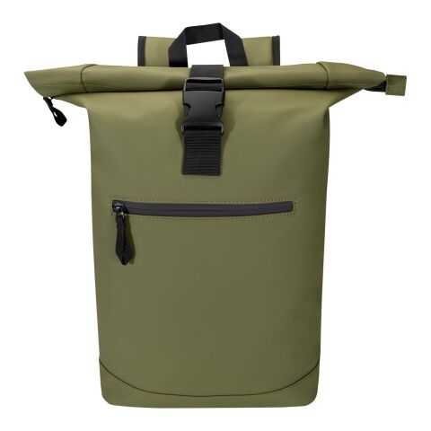 Resi Plus 15" GRS-recycelter Rolltop Rucksack 18 L  waldgrün | ohne Werbeanbringung | Nicht verfügbar | Nicht verfügbar | Nicht verfügbar