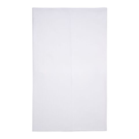 Lara Sublimation-Multi-Schal mit Fleece-Schicht und Säumen weiss | Not applicable | Sublimation | Vorderseite | 250 mm x 500 mm