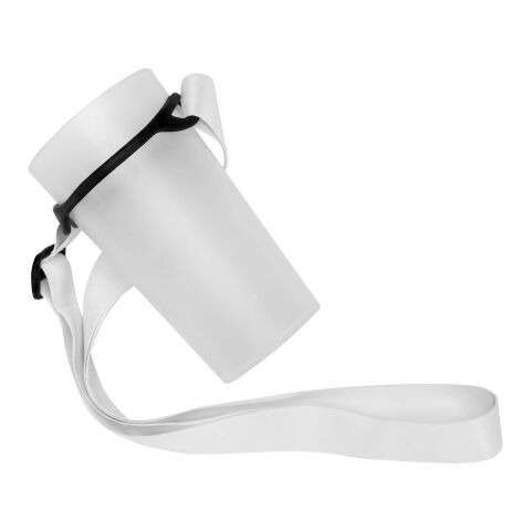 Lior Sublimation Lanyard mit Silikonband weiss