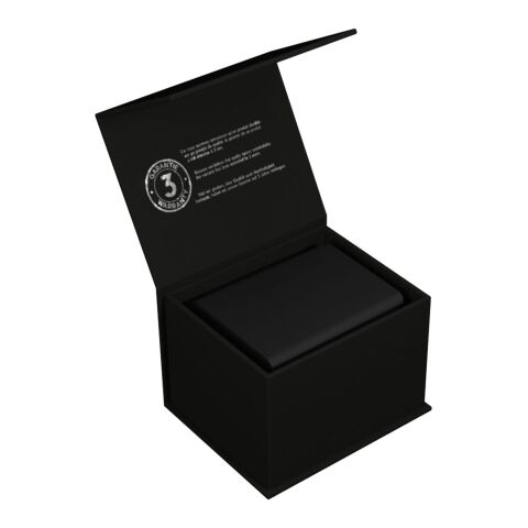 SCX.design O11 antibakterieller Stifthalter mit doppeltem USB-Ausgang und Leuchtlogo schwarz | ohne Werbeanbringung | Nicht verfügbar | Nicht verfügbar