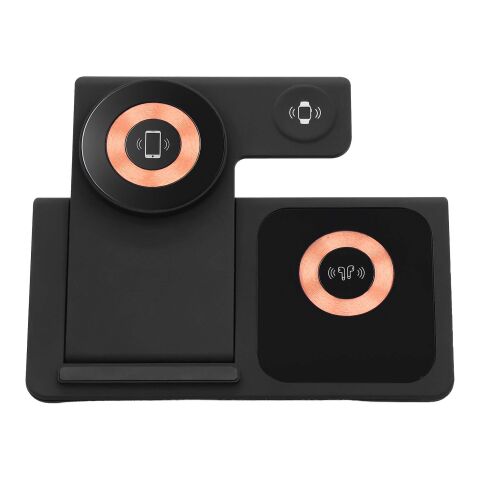 SCX.design W38 MagStand 4-in-1-Ladestation für kabelloses Laden schwarz