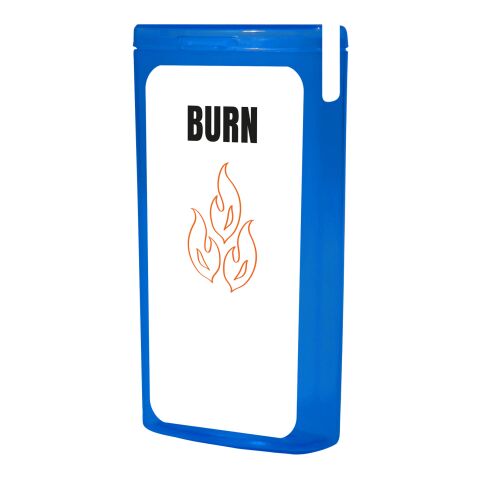 MiniKit Verbrennung transparent blau | Not applicable | ohne Werbeanbringung | Nicht verfügbar | Nicht verfügbar