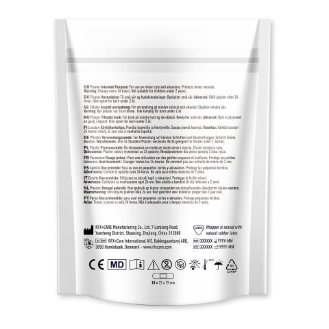 10 Stück individuell gestaltbare Pflaster mit vollfarbig bedrucktem Papiertasche weiß | ohne Werbeanbringung | Nicht verfügbar | Nicht verfügbar