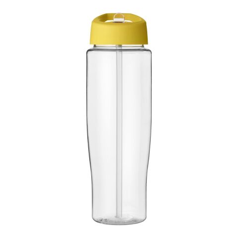 H2O Tempo® 700 ml Sportflasche mit Ausgussdeckel weiss-gelb | ohne Werbeanbringung | Nicht verfügbar | Nicht verfügbar