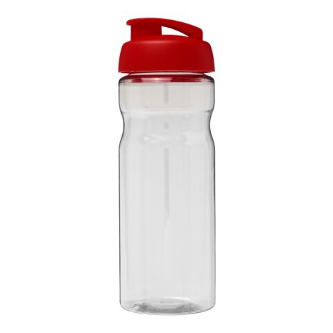 H2O Base® 650 ml Sportflasche mit Klappdeckel weiss-rot | ohne Werbeanbringung | Nicht verfügbar | Nicht verfügbar
