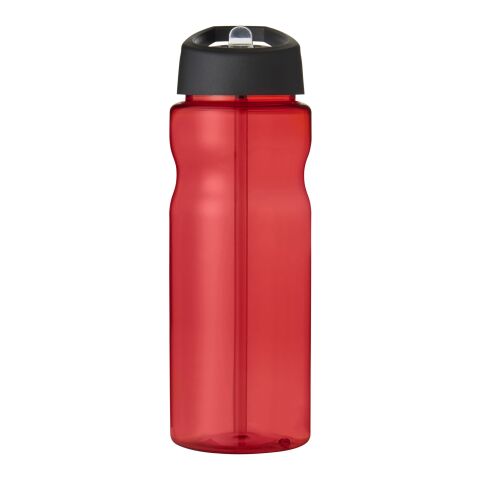 H2O Base® 650 ml Sportflasche mit Ausgussdeckel rot-schwarz | ohne Werbeanbringung | Nicht verfügbar | Nicht verfügbar