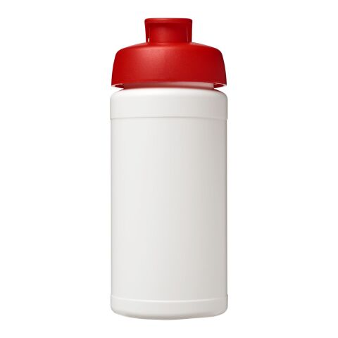 Baseline® Plus 500 ml Sportflasche mit Klappdeckel transparent-rot | ohne Werbeanbringung | Nicht verfügbar | Nicht verfügbar